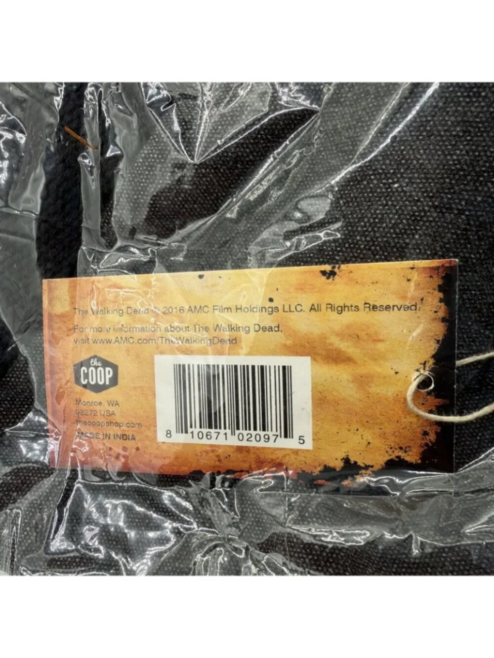 RARE AMC The Walking Dead Rick Grimes Sheriff Duffel Bag The Coop Exclusive